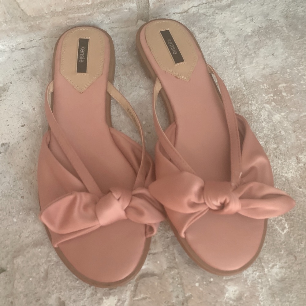 kensie pink sandals - 8.5 M